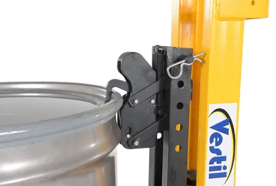 Vestil DRLT-CB-54-PDPL counter balanced drum stacker shown from an alternate angle