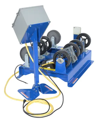 Vestil DRM-H-3055 horizontal drum roller mixer shown from an alternate angle