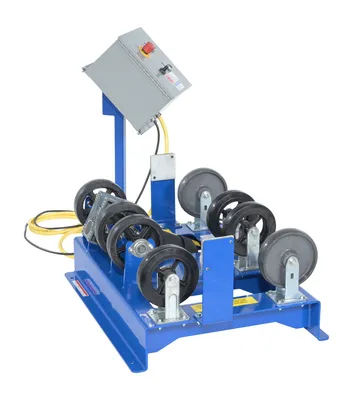 Vestil DRM-H-3055 horizontal drum roller mixer shown from an alternate angle
