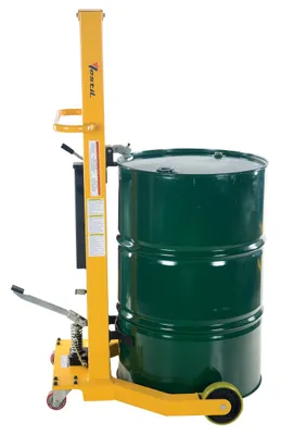 Vestil DRUM-55-36 portable drum jack shown from an alternate angle
