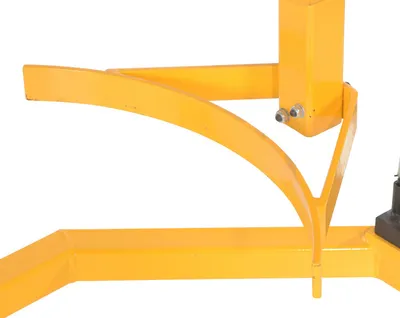 Vestil DRUM-55-SCL ergonomic drum truck with scale shown from an alternate angle