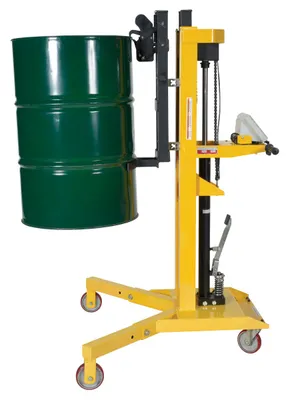 Vestil DRUM-55-SCL-E portable drum jack shown from an alternate angle