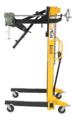 Vestil DRUM-LRT-II portable drum lifter rotator transporter shown from an alternate angle
