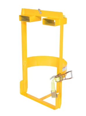 Vestil DRUM-LUG overhead drum lifter shown from an alternate angle