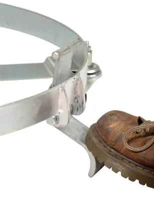 Vestil DRUM-QUAD-H-TLT tilting drum dollie shown from an alternate angle