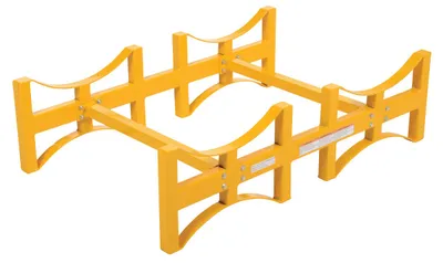 Vestil DRUM-RACK-2 stackable drum rack shown from an alternate angle
