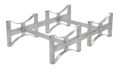 Vestil DRUM-RACK-2-G stackable drum rack shown from an alternate angle