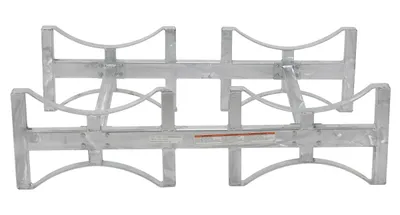 Vestil DRUM-RACK-2-G stackable drum rack shown from an alternate angle