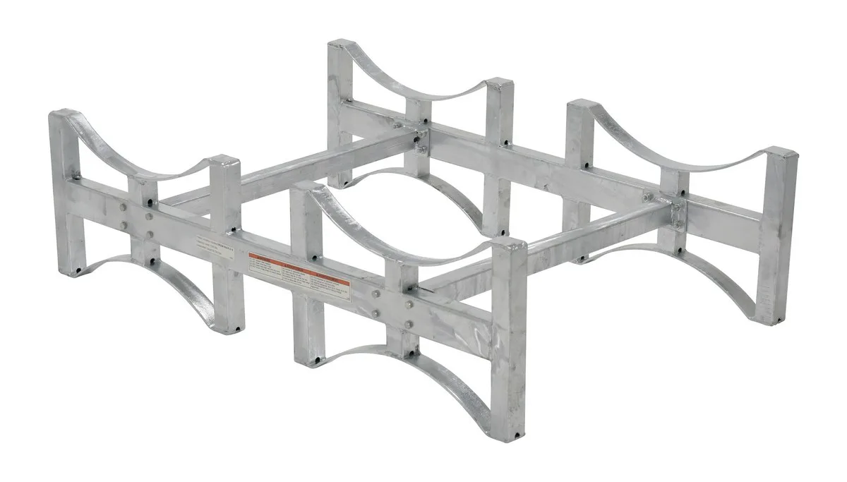 Vestil DRUM-RACK-2-G stackable drum rack