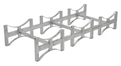 Vestil DRUM-RACK-3-G stackable drum rack