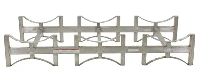 Vestil DRUM-RACK-3-SS stackable drum rack shown from an alternate angle