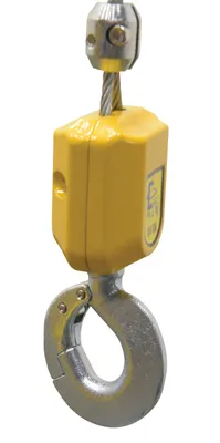 Vestil DSJ-300-P air balance jib lifter shown from an alternate angle