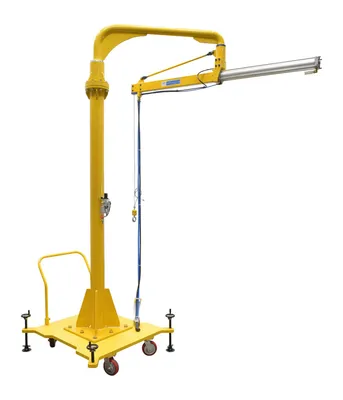 Vestil Steel Air Balanced Lifter Portable Maximum Arm Length 93 In. 250 Lb. Capacity