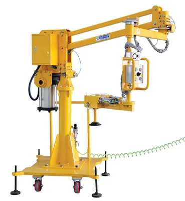 Vestil DSL-300-P air balance jib lifter shown from an alternate angle