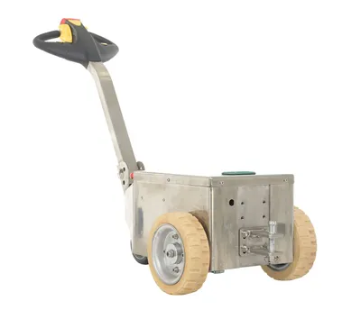 Vestil E-TUG-HD-20-SS electric powered tugger shown from an alternate angle