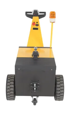 Vestil E-TUG-HD-70 electric powered tugger shown from an alternate angle