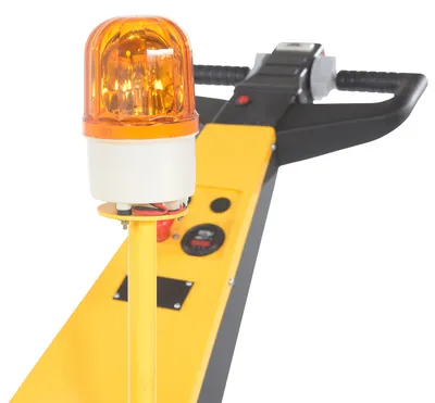 Vestil E-TUG-HD-70 electric powered tugger shown from an alternate angle