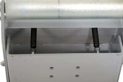 Vestil E-TUG-HD-RP-16 electric powered tugger shown from an alternate angle