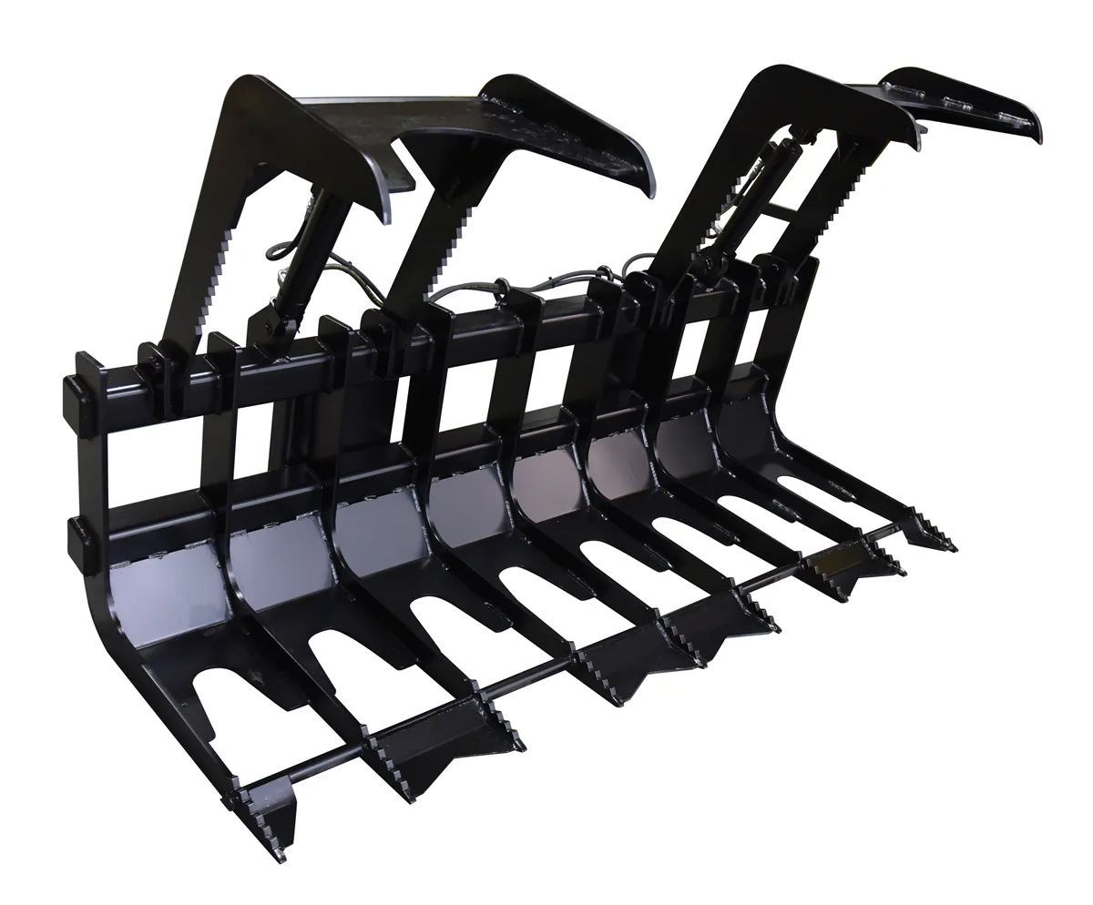 Vestil EA-SKGB-72 skid steer grab bucket