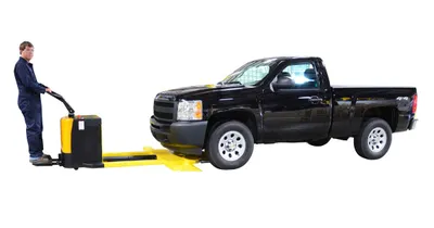 Vestil ECM-7635-75 electric car mover shown from an alternate angle