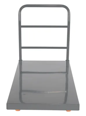 Vestil ECSPT-2448-C1B steel platform truck (smooth or treadplate) shown from an alternate angle