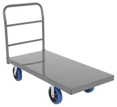 Vestil ECSPT-2448-C2D steel platform truck (smooth or treadplate)