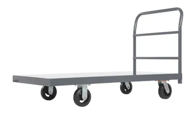 Vestil ECSPT-2754 steel platform truck (smooth or treadplate) shown from an alternate angle