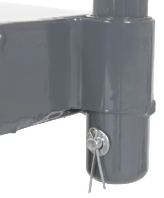 Vestil ECSPT-3672 steel platform truck (smooth or treadplate) shown from an alternate angle