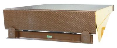 Vestil EH-68-25 electric hydraulic dock leveler shown from an alternate angle