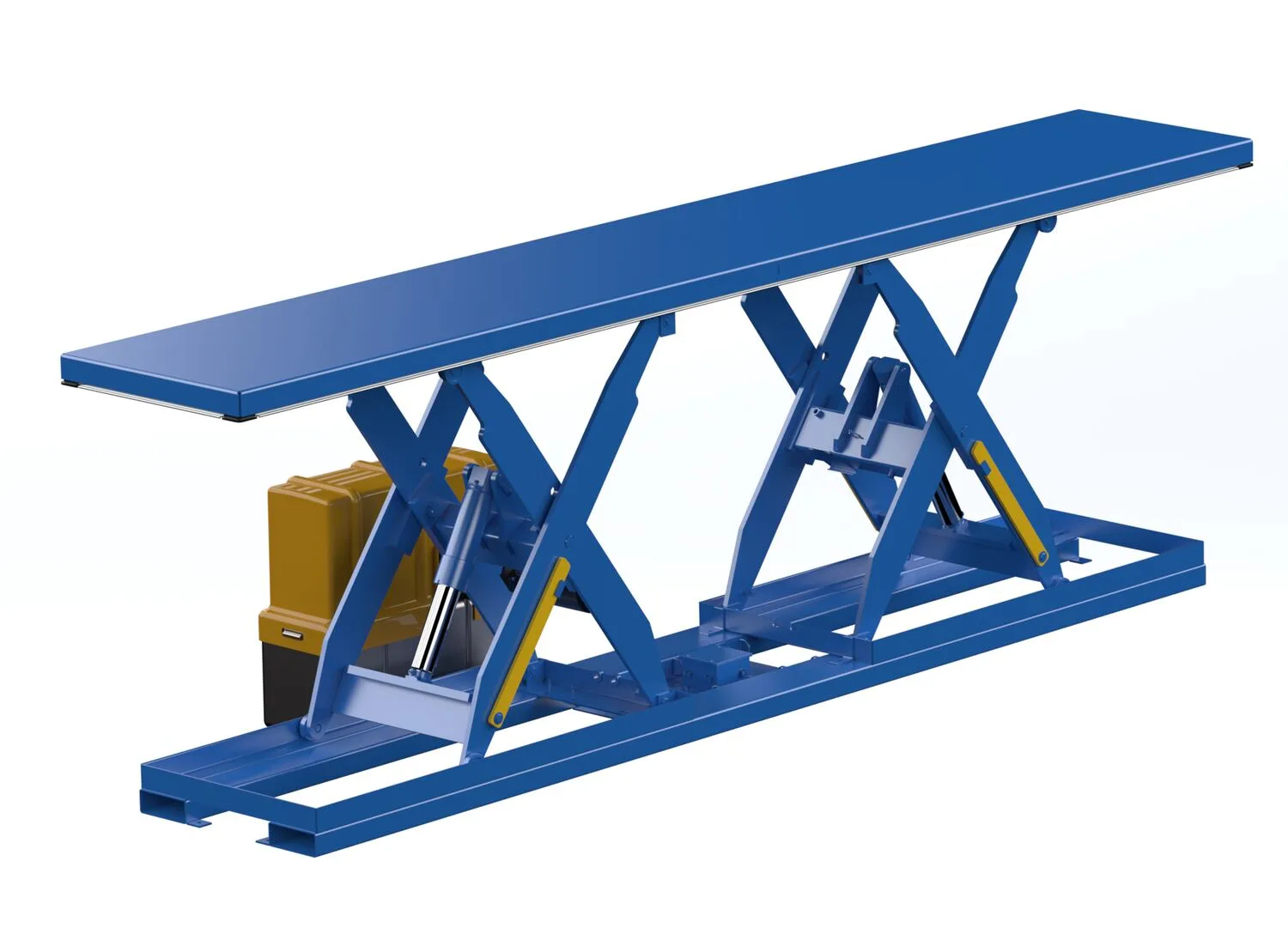 Vestil EHLT-TL-30180-4-58 electric hydraulic tandem lifting table