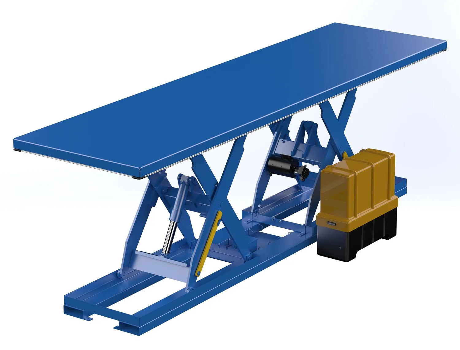 Vestil EHLT-TL-48180-2-58 electric hydraulic tandem lifting table