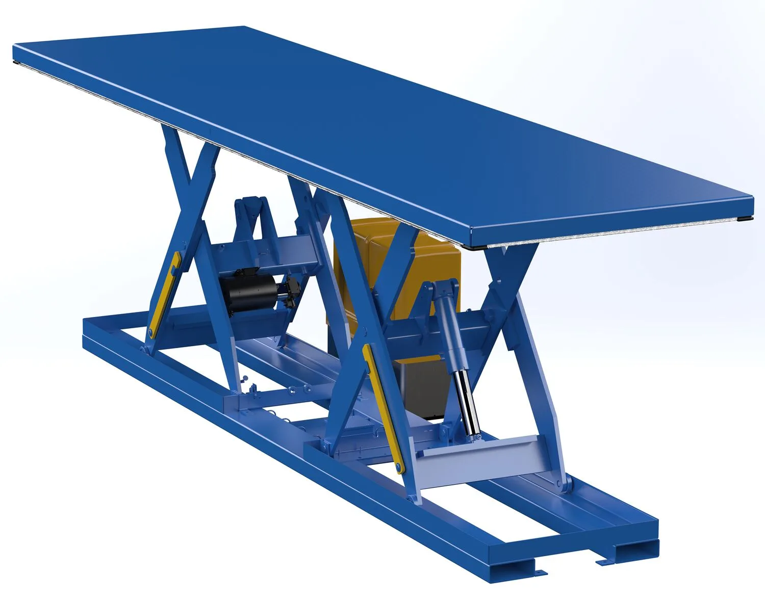 Vestil EHLT-TL-48180-4-58 electric hydraulic tandem lifting table