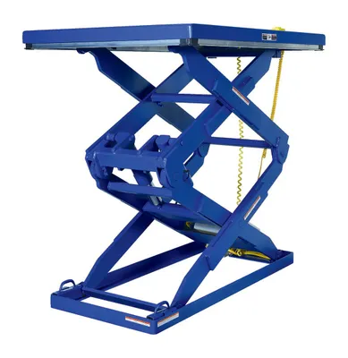 Vestil EHLTD-3-84 double scissor lift table shown from an alternate angle