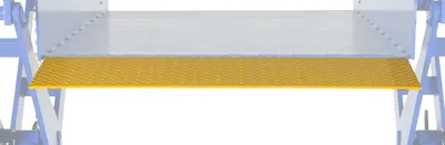 Vestil EHLTG-44-SB ground lift scissor table shown from an alternate angle