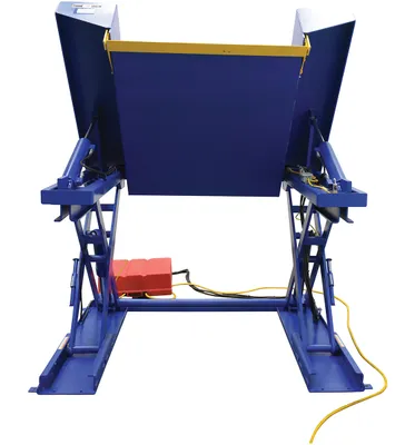 Vestil EHLTGT-4452-4-36 ground lift & tilt table shown from an alternate angle