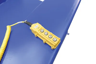 Vestil EHLTGT-4452-4-36 ground lift & tilt table shown from an alternate angle