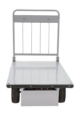 Vestil EMHC-2848-1 electric material handling cart shown from an alternate angle