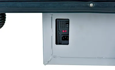 Vestil EMHC-2860-1 electric material handling cart shown from an alternate angle