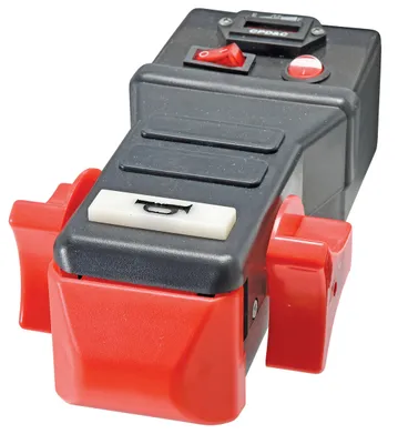 Vestil EMHC-2860-1 electric material handling cart shown from an alternate angle