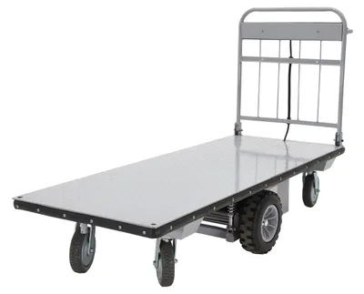 Vestil EMHC-2872-1 electric material handling cart shown from an alternate angle