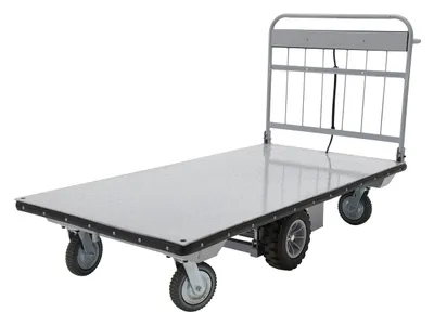 Vestil EMHC-3672-1 electric material handling cart shown from an alternate angle