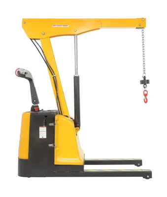 Vestil EPFC-16-LP electric powered floor crane shown from an alternate angle
