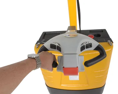 Vestil EPFC-16-LP electric powered floor crane shown from an alternate angle