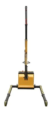 Vestil EPFC-25-AA electric powered floor crane shown from an alternate angle