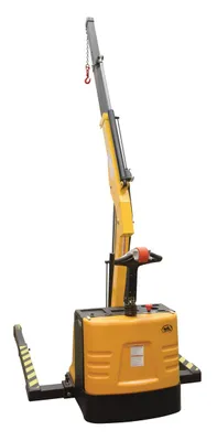 Vestil EPFC-25-AA electric powered floor crane shown from an alternate angle