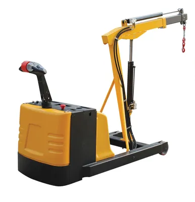 Vestil EPFC-CB-15 electric powered floor crane shown from an alternate angle