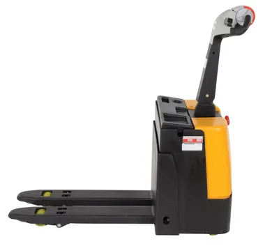 Vestil EPT-1540-26 fully powered electric pallet truck shown from an alternate angle