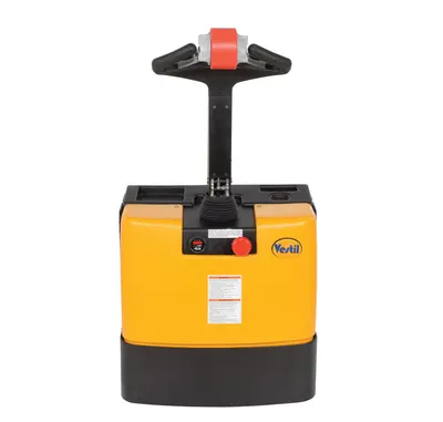 Vestil EPT-1540-26 fully powered electric pallet truck shown from an alternate angle