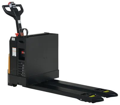 Vestil EPT-2048-45 fully powered electric pallet truck shown from an alternate angle