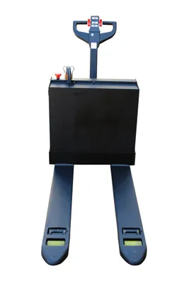 Vestil EPT-2748-45 fully powered electric pallet truck shown from an alternate angle